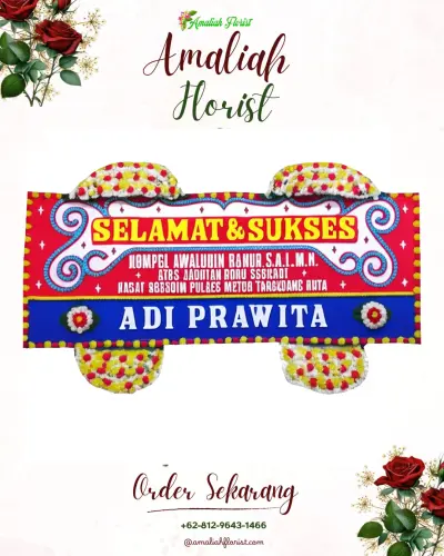 Karangan Bunga Ucapan Selamat di Mado